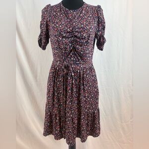 Boden Elegant Floral Mini Dress